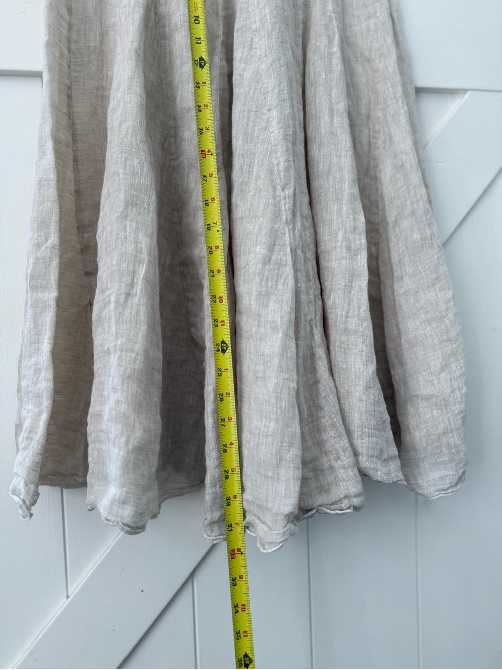 CP Shades Linen Maxi Skirt Elastic Waist Lagenlook Size Medium - Picture 10 of 16